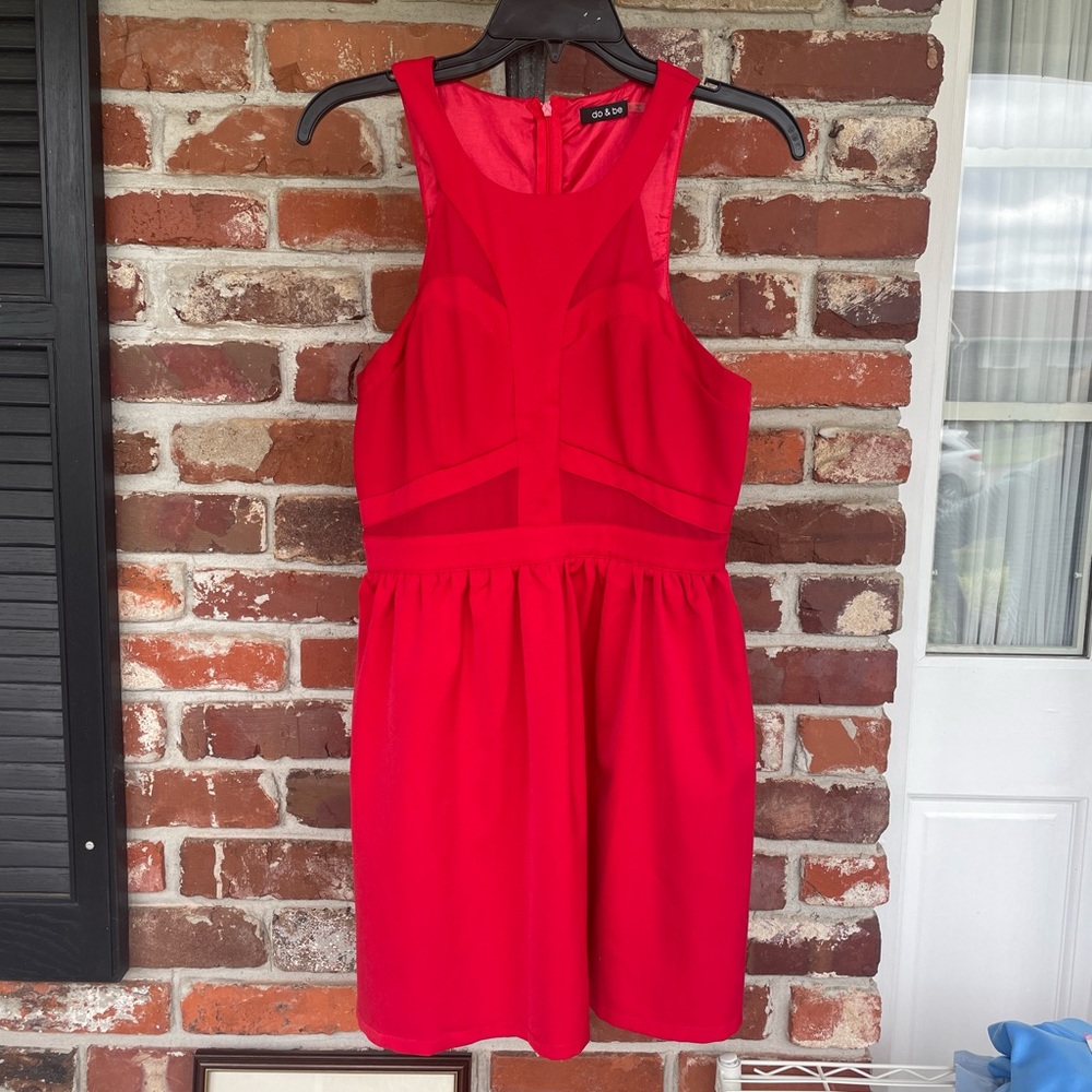 do & be red mini dress